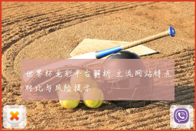 世界杯竞彩平台解析 主流网站特点对比与风险提示